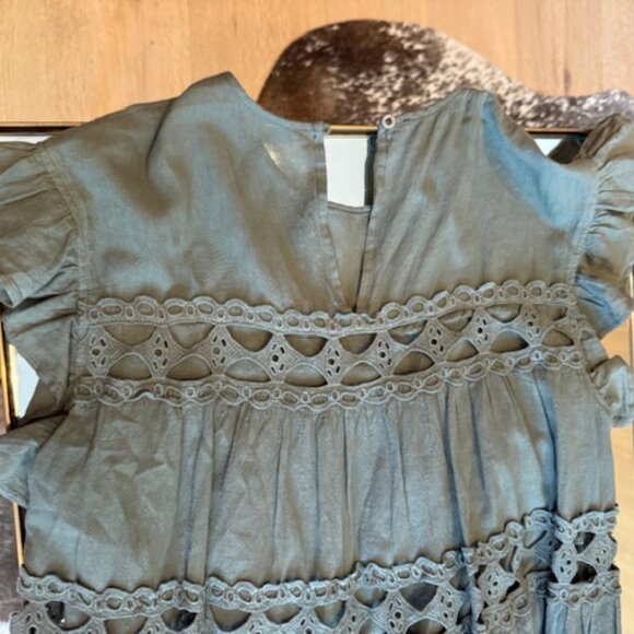 Pre-Loved Devotion Twins Khaki Baby Doll Sun Dress - Women's S - Picture 6 of 6